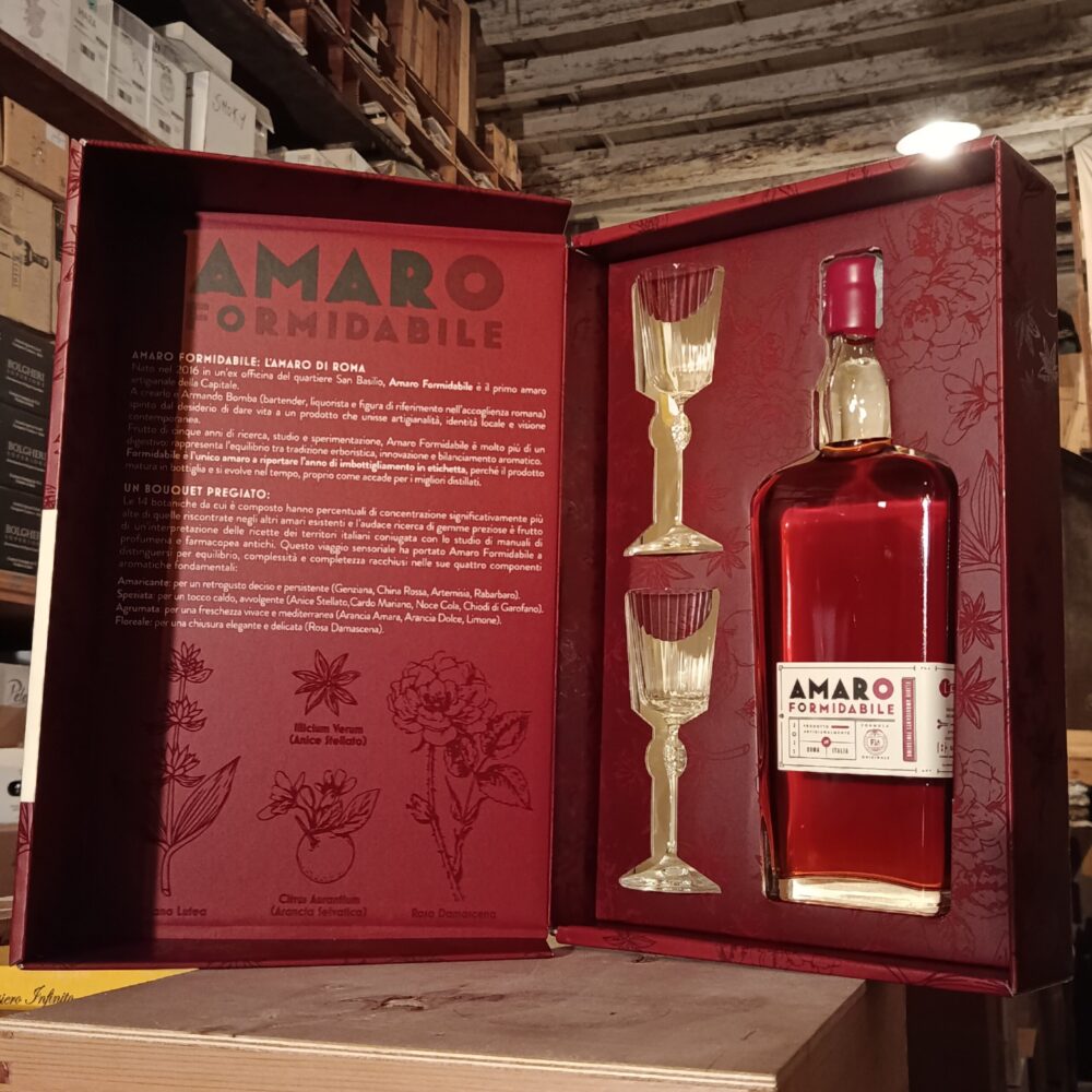 Amaro Formidabile - Confezione Regalo include 2 bicchieri - immagine 2